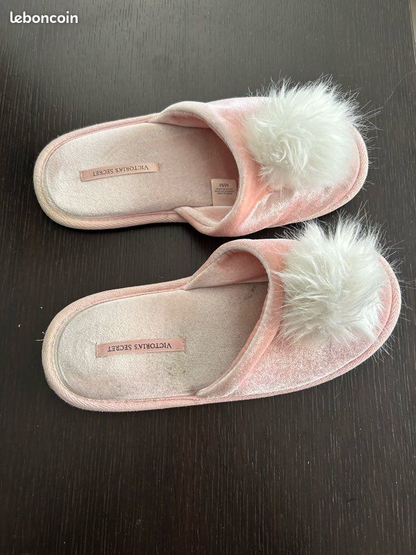 Chaussons bébé mixte en tricot maille rouge &gt
