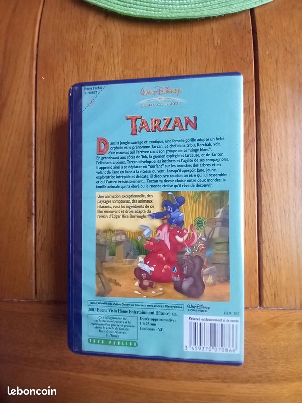 Cassette Vhs Walt Disney (image 2)