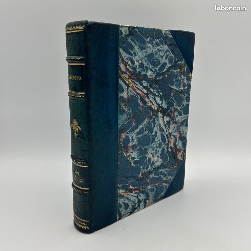 CASANONA – Les amours, EO, ex num. 1322/3000, 1949, reliure demi-maroquin bleu nuit (image 1)