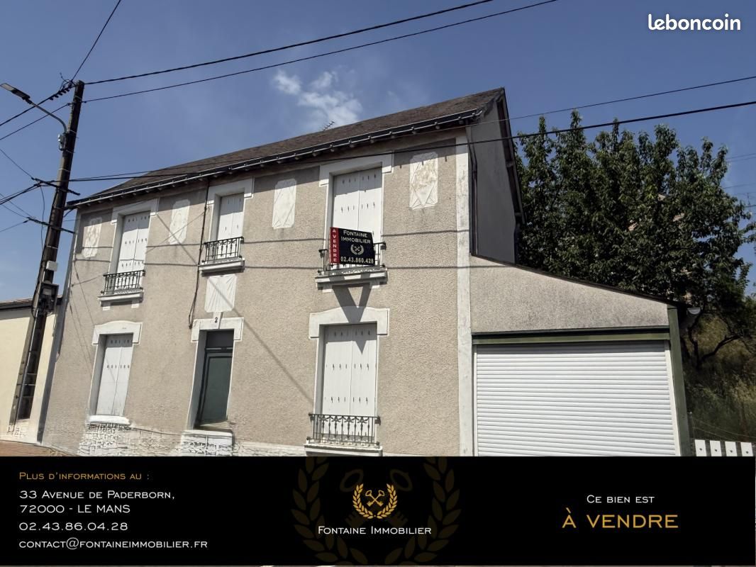 Maison 5 pièces 95 m² · à Le Mans · 95 m² · 139 650 €