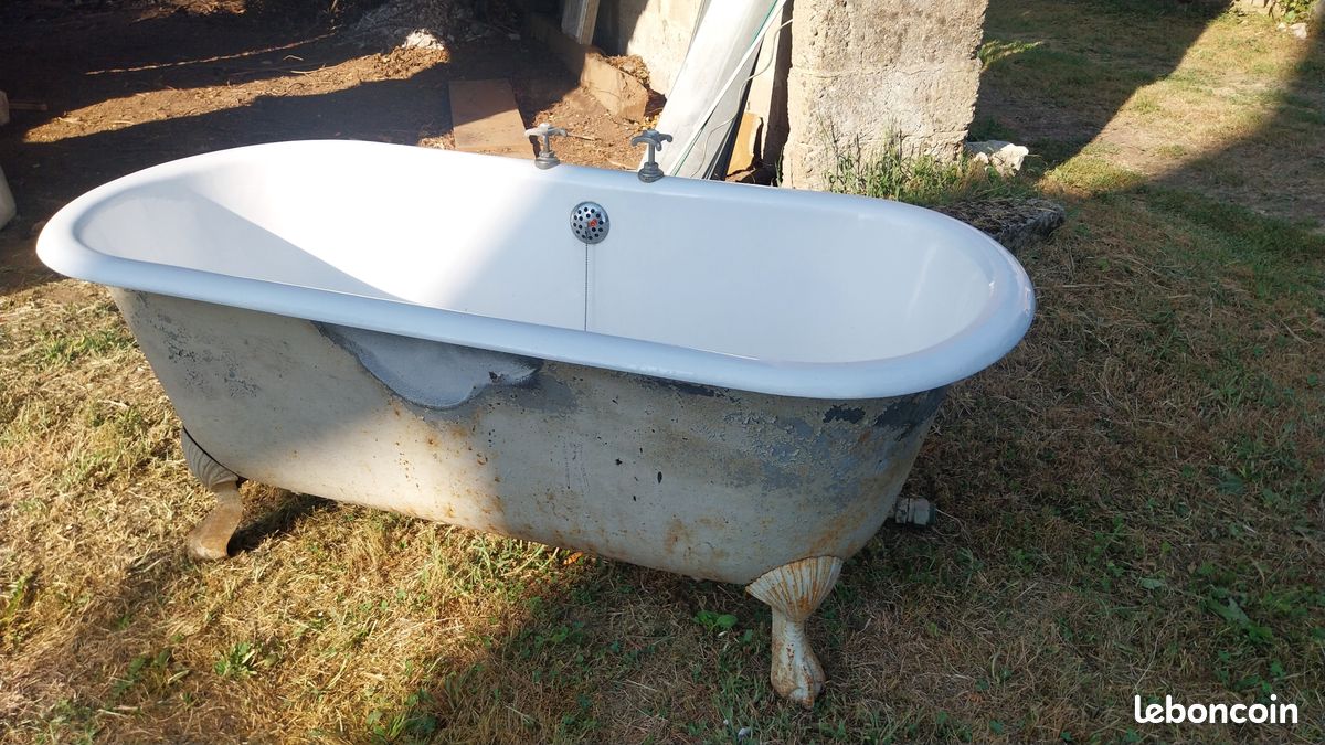 Baignoire ancienne pâtes de Lion (image 3)