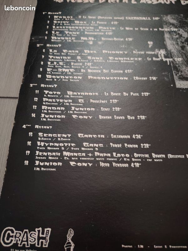 Vinyles 2x LP compilation Tchatche Attack (1ère Offensive) 1996 (image 7)