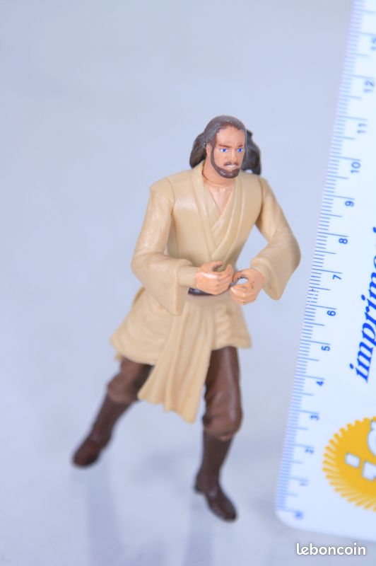 STAR WARS Figurine Hasbro 1998 La Menace Fantome Qui-Gon Jinn Liam Neeson (image 5)