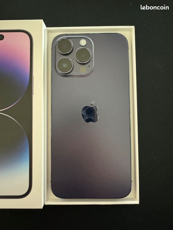 IPhone 14 Pro Max Violet Intense - 128 GO - Neuf avec facture et AppleCare+ (image 2)