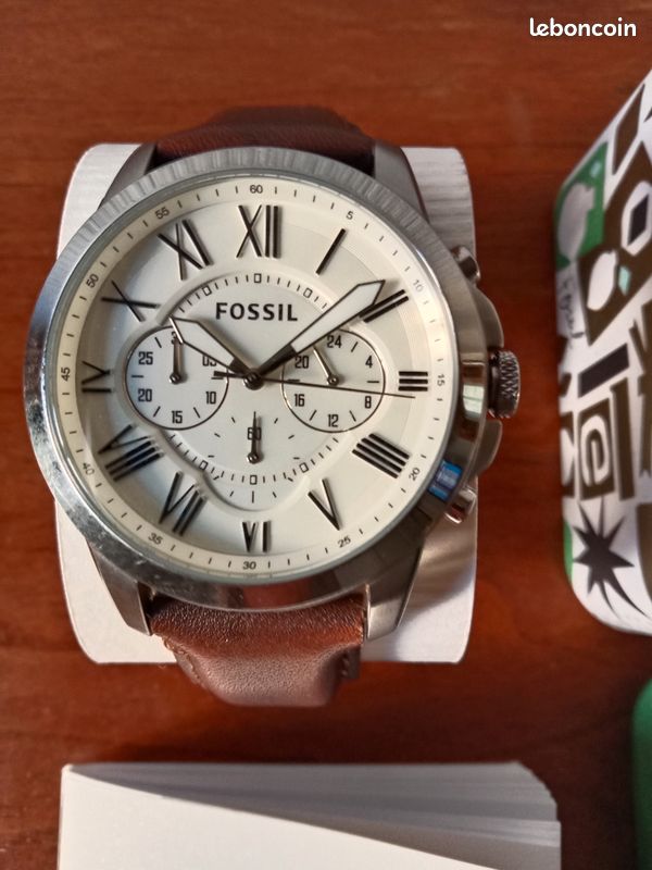 Fossil Grant Montre Fossil Mecanique Montre Fossil Chronomètre