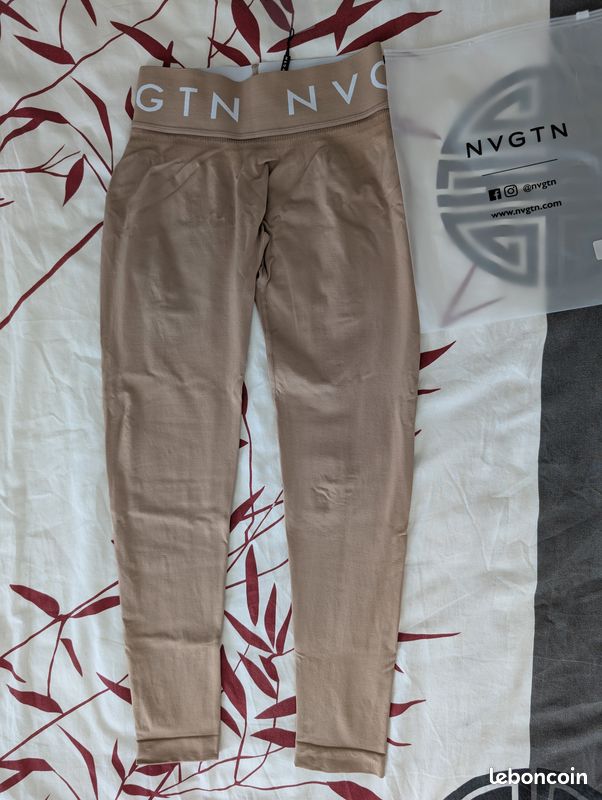 NVGTN Sport Seamless Leggings Beige (image 1)