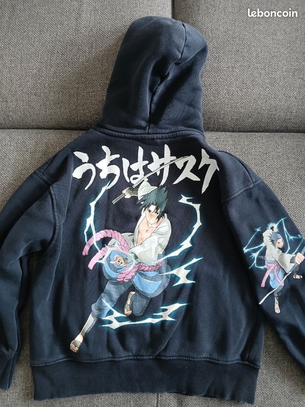 Inspiré par Naruto Naruto Uzuaki Uchiha Sasuke Costue de Cosplay Sweat à capuc Inspiré par Naruto Naruto Uzuaki Uchiha Sasuke Costue de Cosplay Sweat à capuc