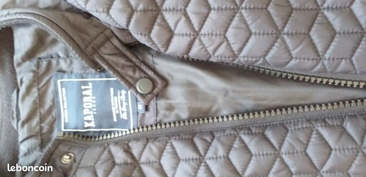 Blouson noir matelassé KAPORAL (image 7)