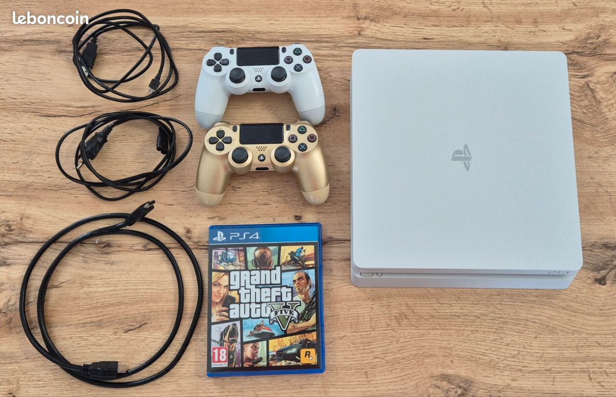 Console Sony PS4 Slim 500 Go Blanc - Console de jeux - Achat & prix