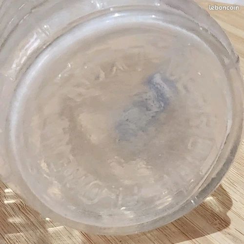 Ancienne carafe publicitaire PERNOD FILS en verre de FLORENT LYON croix suisse (image 14)