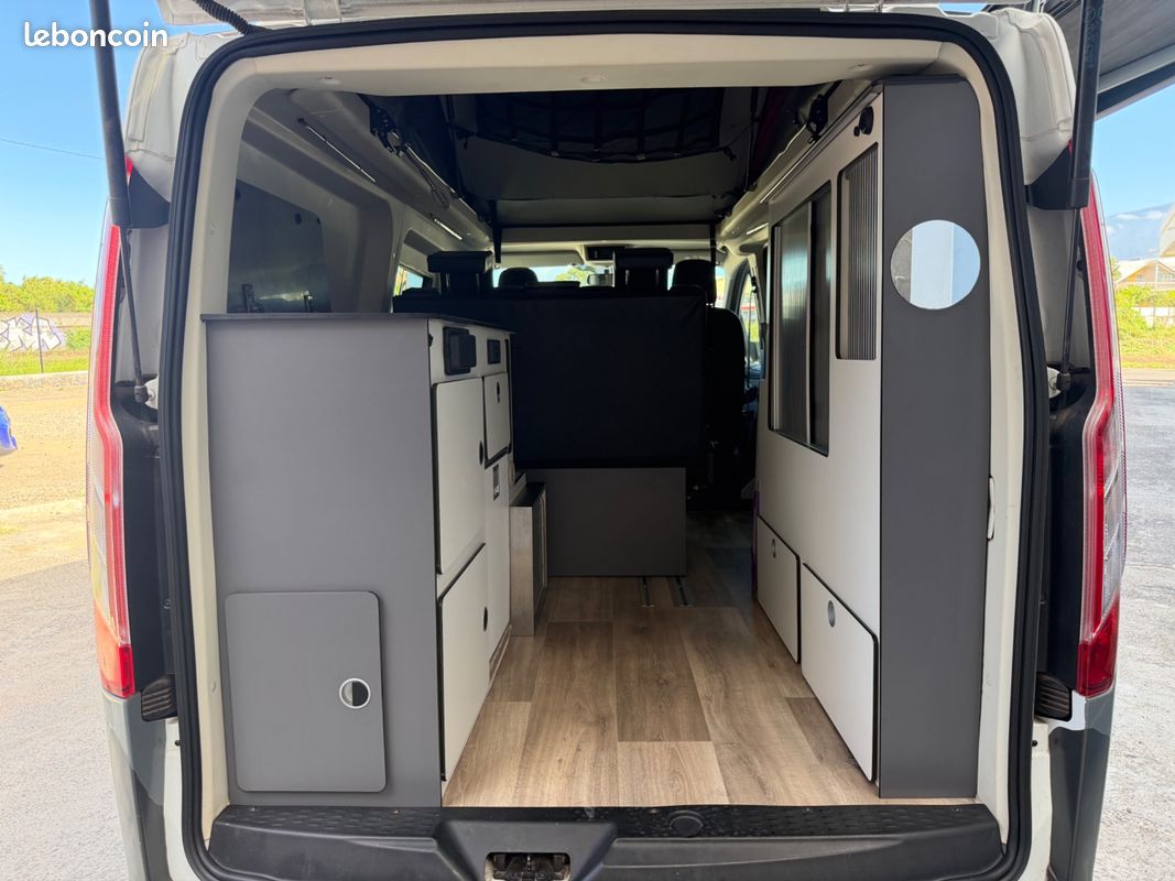 Ford transit custom panama p54 2.2l 130ch - van aménagé - très bien équipé (image 21)