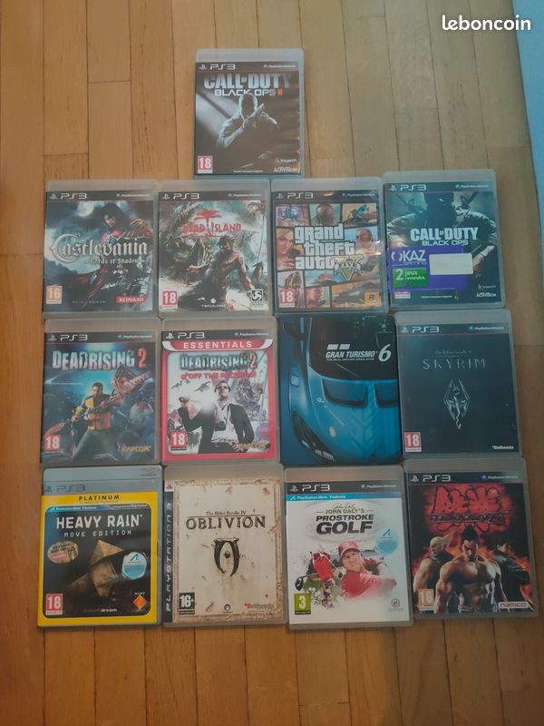 Playstation 3 slim avec 3 manettes et 13 jeux (image 4)