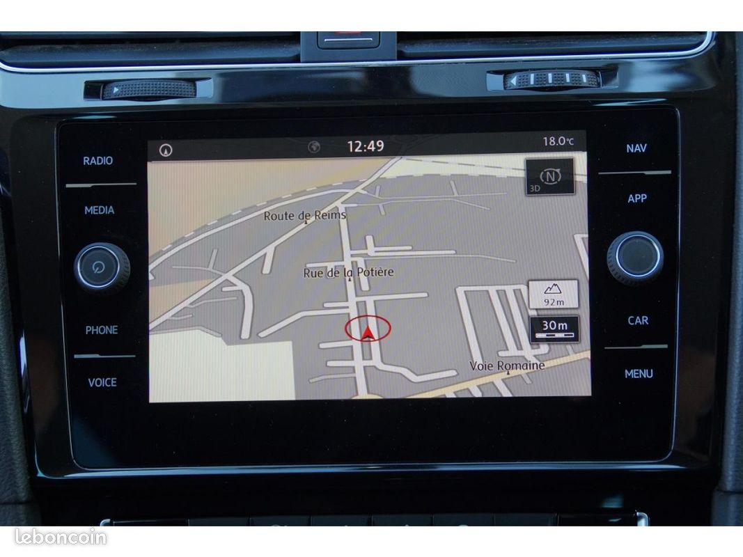 VOLKSWAGEN GOLF 1.4 16V TSI BlueMotion - 125 VII BERLINE Sound PHASE 2 (image 12)