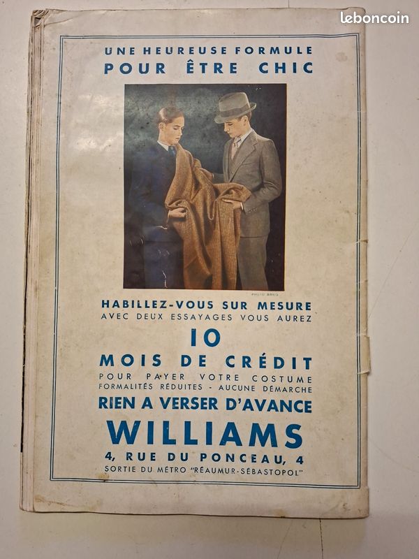 814 Pour lire à deux – Revue érotique ancienne n°20 – Janvier 1936 – Nus artistiques (image 7)