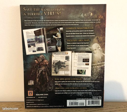 Guide NIER - ENGLISH - SQUARE ENIX - Jeux vidéo