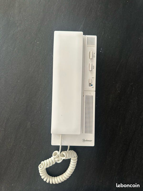 Combiné interphone Golmar T-562 V03 - portier audio 2 fils testé (image 6)