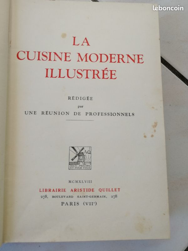 Livre cuisine vintage illustrée (image 2)