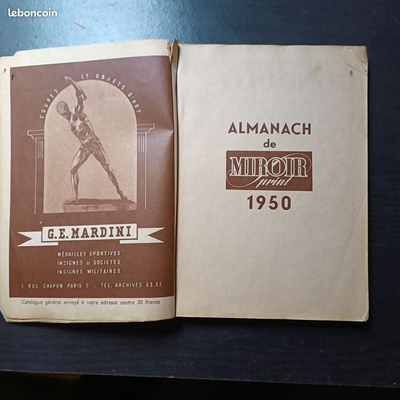Almanach de miroir sprint 1950 (image 3)