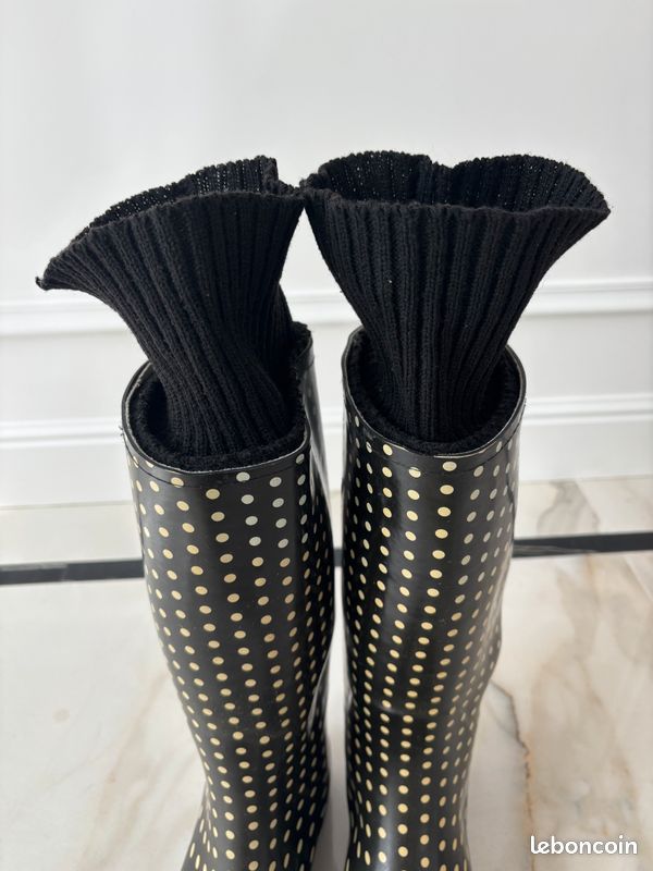Bottes Urban Outfitters Taille 5 (38) - Style Pourvoirie Urbaine à Motifs Floraux, Occasion En Bon état