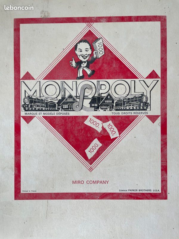 Jeu Monopoly vintage (image 1)