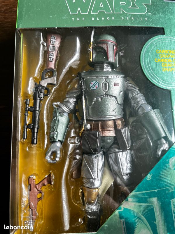 Figurine Boba Fett - Hasbro - Black Series Carbonized / Graphite (image 4)