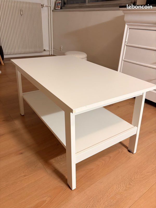 Table basse IKEA LUNNARP blanche – Très bon état – 35 (image 2)