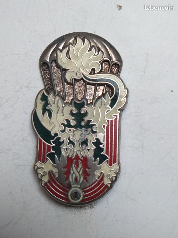 insigne parachutiste du 1° RCP Chasseurs Parachutistes Type 3 réduction
