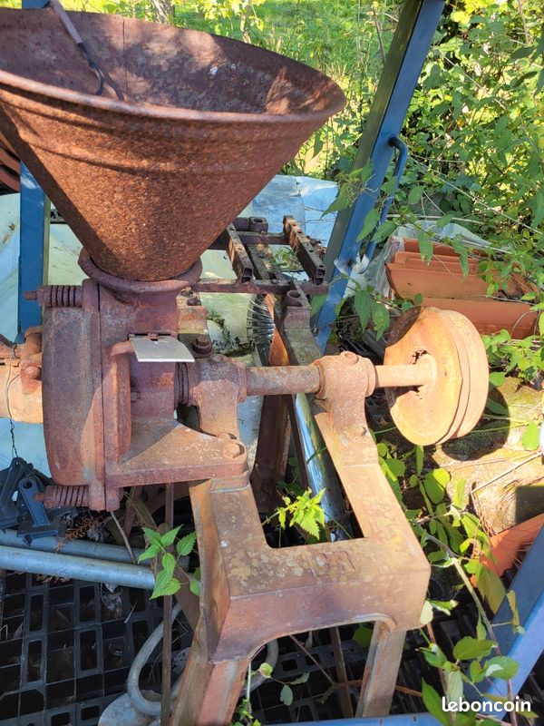Moulin à Grains Et Viande Progresso – Fonte Vintage – Lourd 10 Lb – Rare