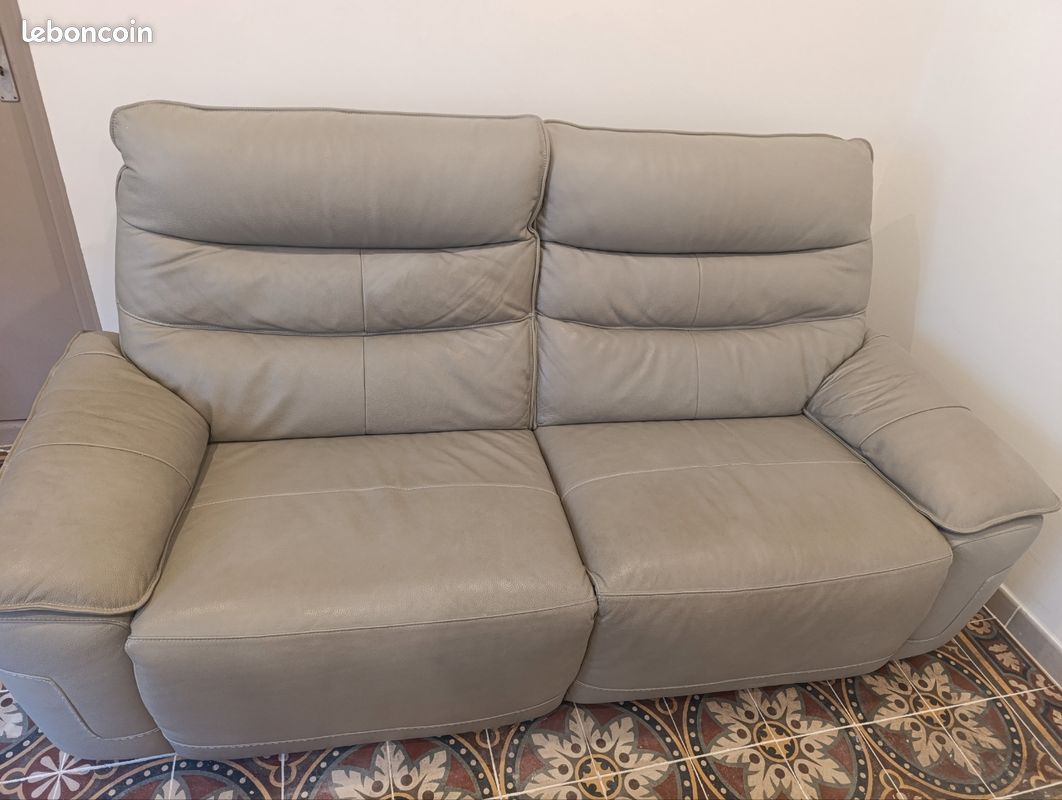 Canapé cuir (image 3)