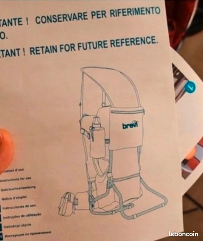 Porte bébé dorsal (image 5)