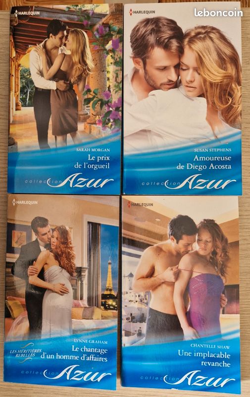 Lot de 5 livres romance collection Azur (image 2)