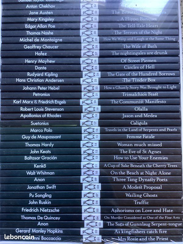 Colllection complète neuve et scellée 80 Penguin Little black classics (image 2)