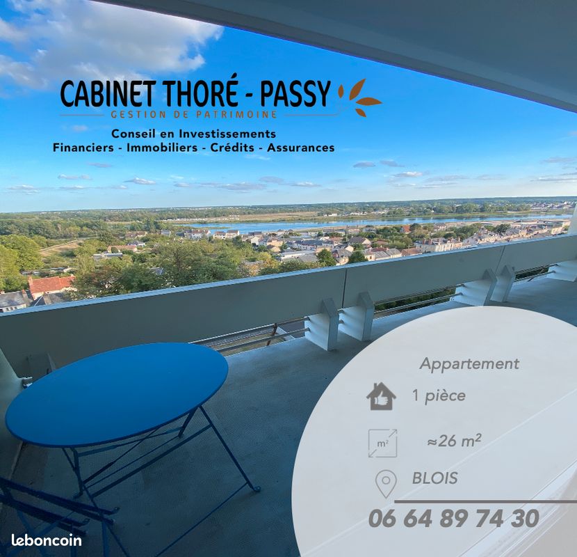 Appartement 1 pièce 26 m² · à Blois · 26 m² · 76 000 €