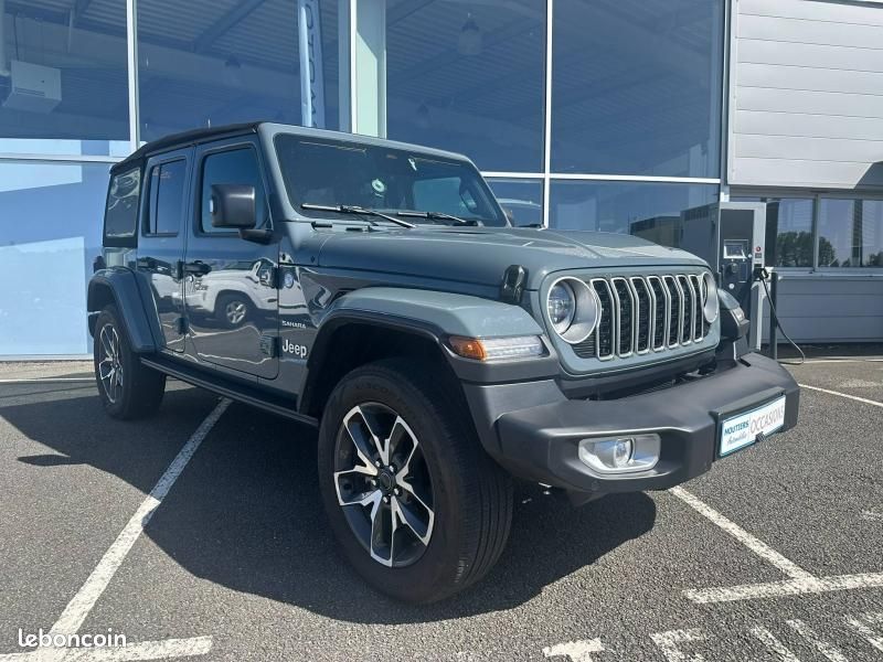 Jeep Wrangler Unlimited 2.0 T 380ch 4xe Sahara Garantie Jeep jusqu'au 07/2029 (image 2)