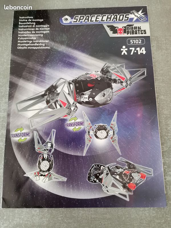 Meccano Space Chaos Dark Pirates 5102 - Jeux & Jouets