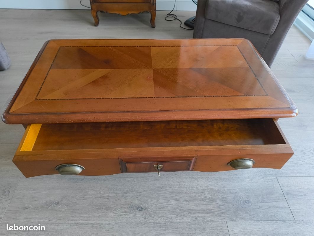 Table salon merisier (image 2)