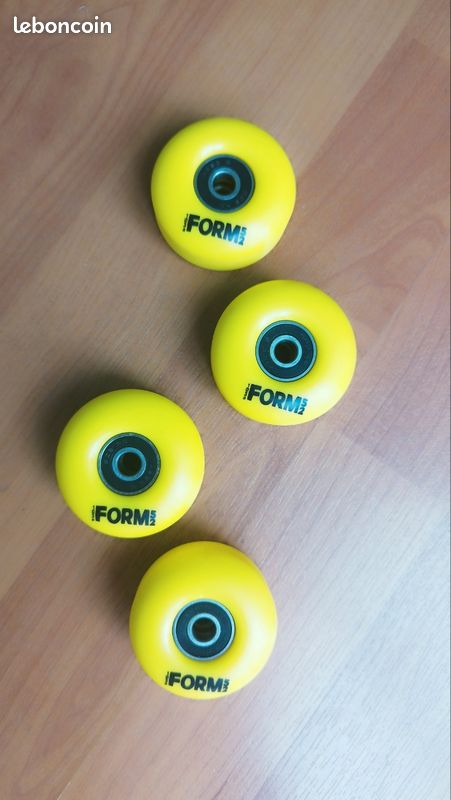 Form 52mm 103a skate roues + 608rs abec 5 bearings (image 1)