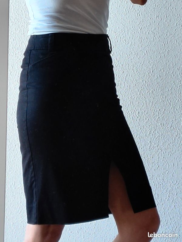 Jupe Crayon Noire BHS Femme Taille 10 – Bureau – Parfait état