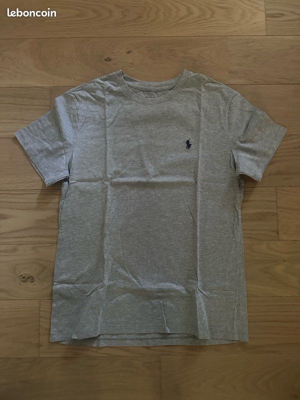 T-shirt ralph lauren gris (image 1)