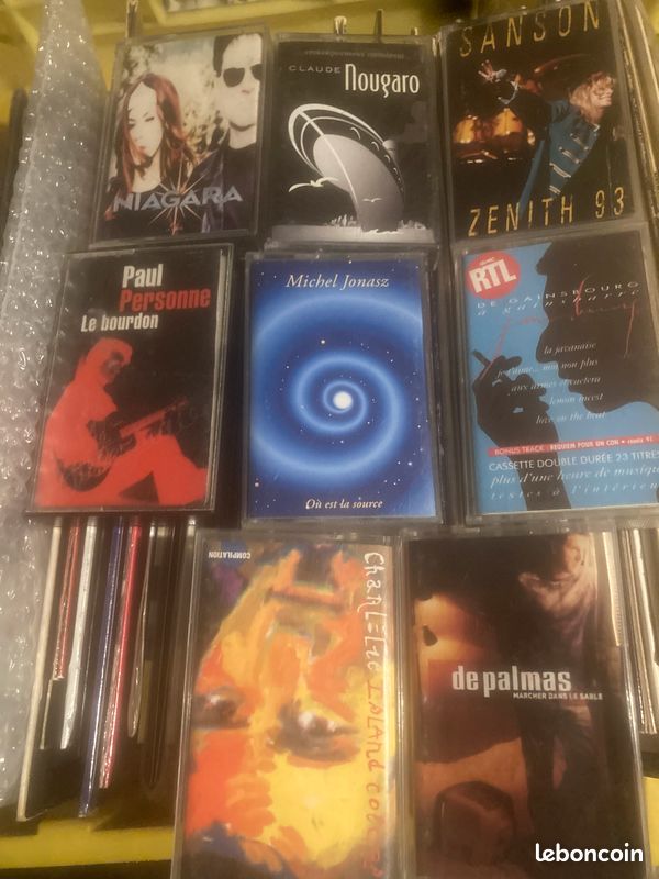 8 cassettes pop rock france (image 1)