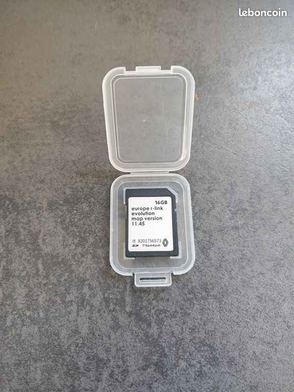 Carte SD Navigation GPS Europe 2025 - Mise à Jour 11.45 Compatible Renault R-Link & R-Link Evolution