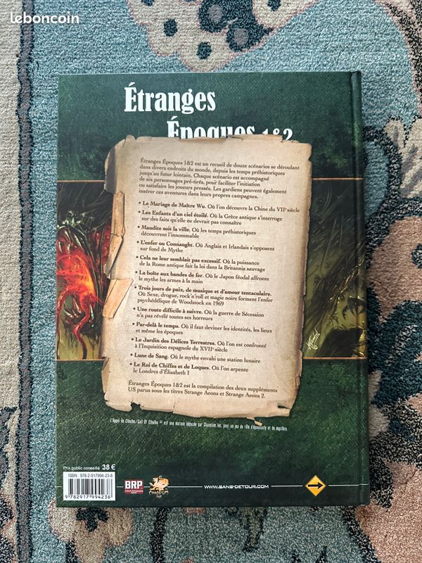 L'appel de Cthulhu : étranges époques Tome 1 et Tome 2