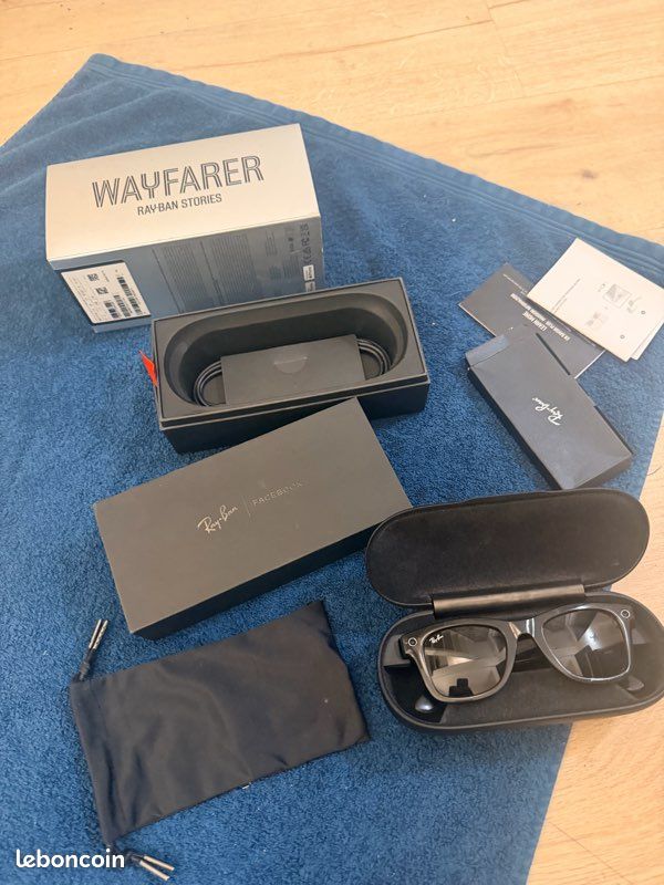 😎 ray-ban meta wayfarer – lunettes connectées – complètes (image 1)