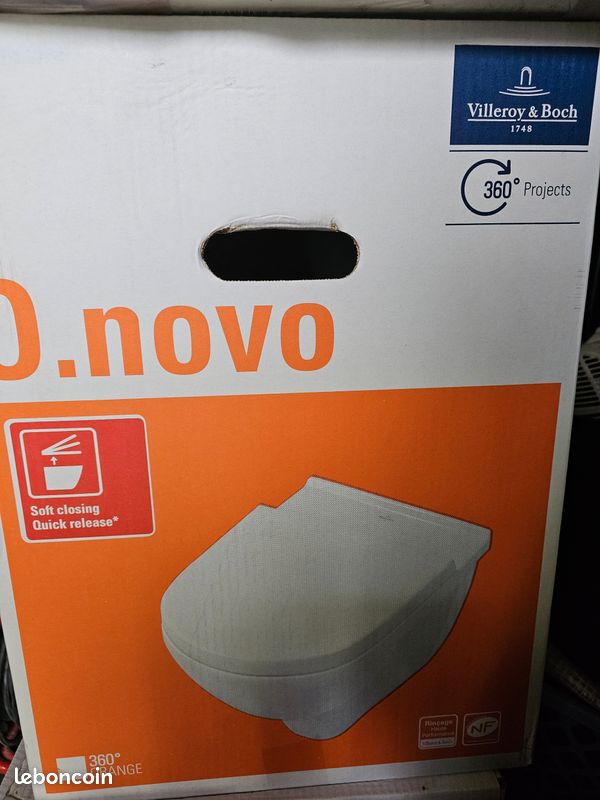 Cuvette suspendu o'novo villeroy et boch (image 1)