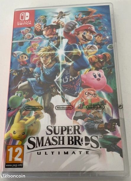Super Smash Bros Ultimate neuf sous blister Switch (image 1)
