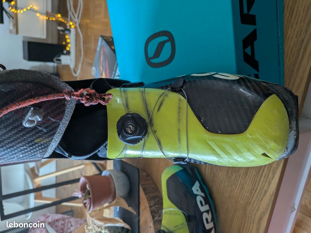 Bottes De Ski-alpinisme Scarpa Alien 3.0 - Carbone - Taille 41 - Occasion (2-3 Sorties)