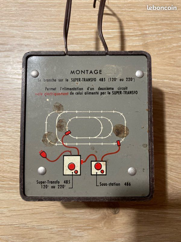 ⚡ Sous-station Jouef Type 486 – Variateur 6,5V / 0,25A – Vintage années 50-60 (image 3)