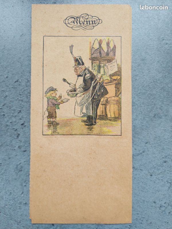 Lot de 12 ancien menus vierge (image 4)