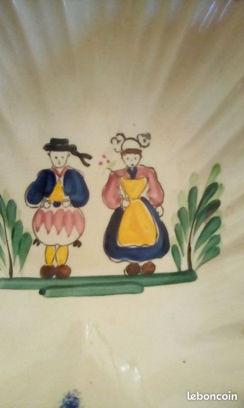 Plat en faience de Pornic (image 4)