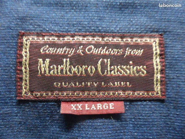 Chemise Marlboro Classics - Taille XXL, Carreaux Multicouleur - Occasion Très Bon État